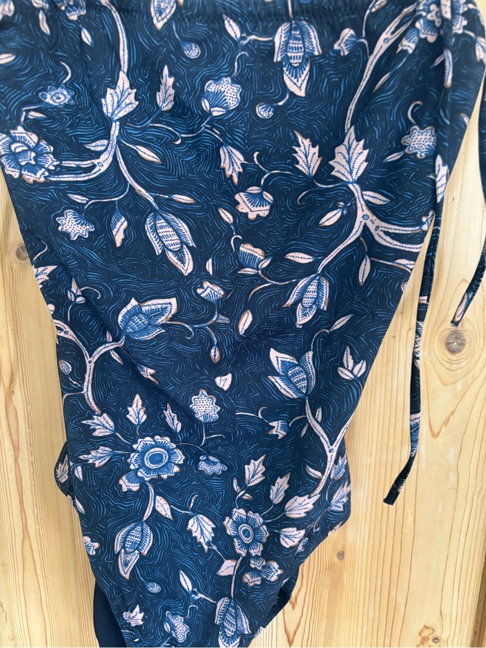Ulla Johnson. One piece. EUC. Floral Print Navy and Light Pink